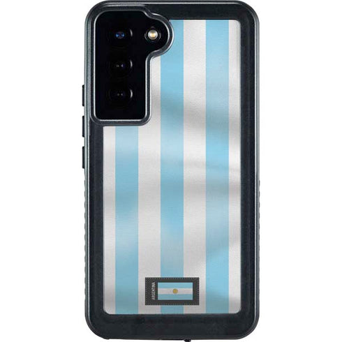 Argentina Soccer Flag Galaxy S24 Plus Waterproof Case