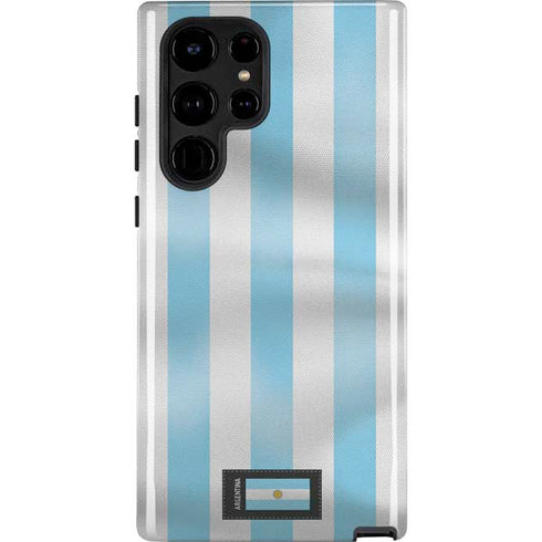 Argentina Soccer Flag Galaxy S25 Ultra Impact Case