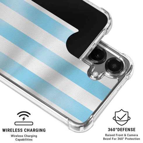 Argentina Soccer Flag Galaxy S26 Plus Clear Case