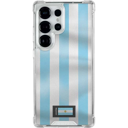 Argentina Soccer Flag Galaxy S26 Ultra Clear Case