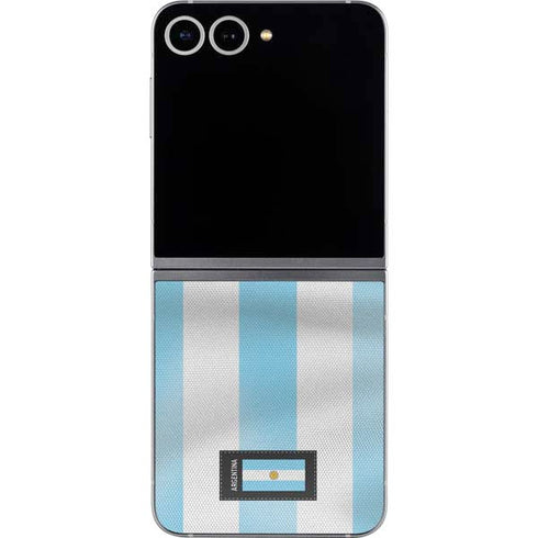 Argentina Soccer Flag Galaxy Z Flip6 Skin