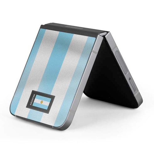Argentina Soccer Flag Galaxy Z Flip6 Skin