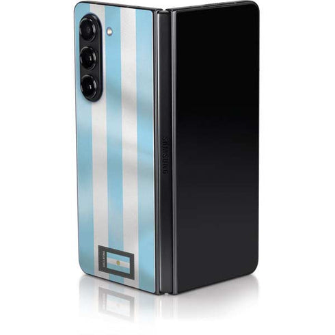 Argentina Soccer Flag Galaxy Z Fold5 5G Skin