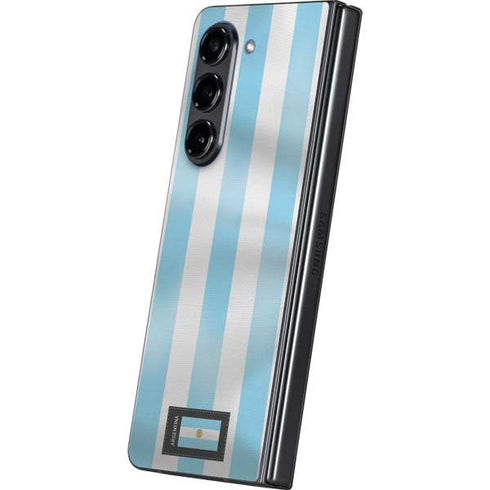 Argentina Soccer Flag Galaxy Z Fold5 5G Skin