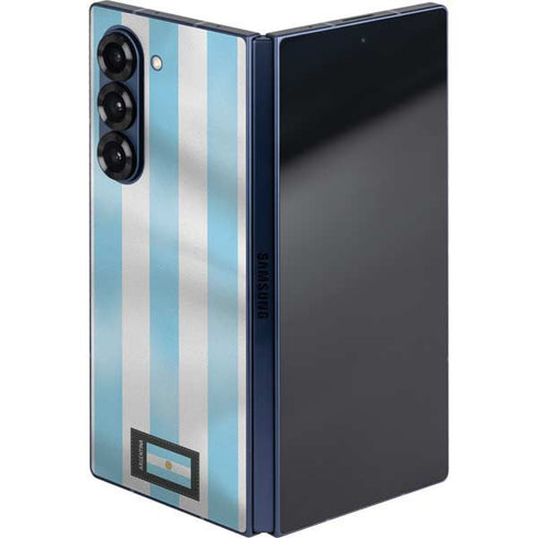 Argentina Soccer Flag Galaxy Z Fold6 Skin