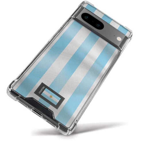 Argentina Soccer Flag Google Pixel 8a Clear Case