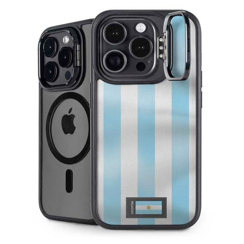 Argentina Soccer Flag iPhone 15 Pro Max Kickstand Case