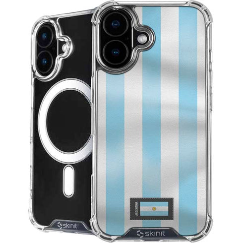 Argentina Soccer Flag iPhone 16 Plus MagSafe Case