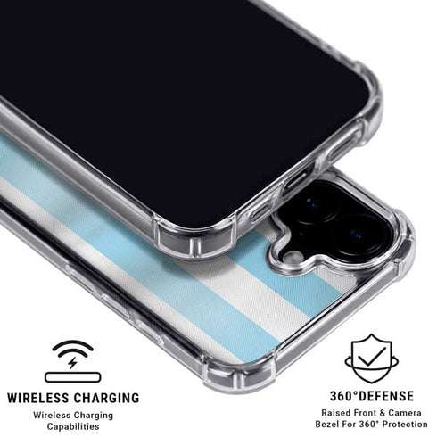 Argentina Soccer Flag iPhone 16 Plus MagSafe Case