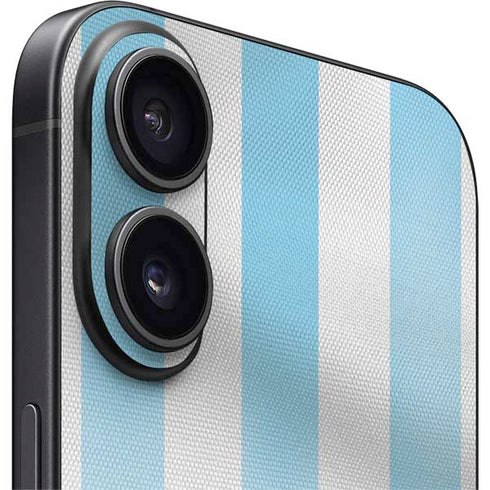 Argentina Soccer Flag iPhone 16 Plus Skin