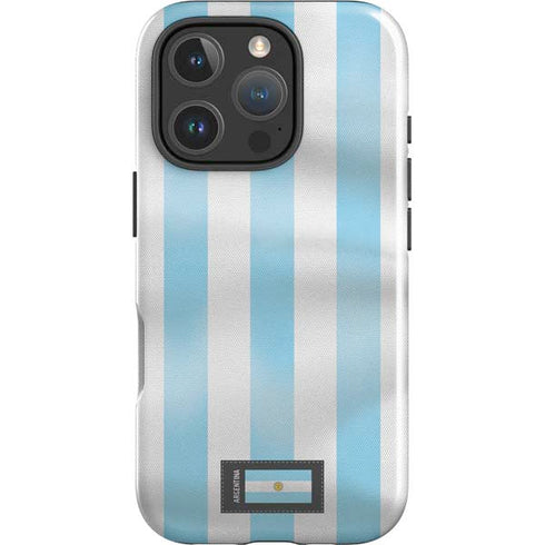 Argentina Soccer Flag iPhone 16 Pro Impact Case