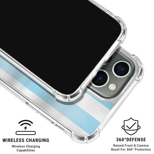 Argentina Soccer Flag iPhone 16 Pro Max Clear Case