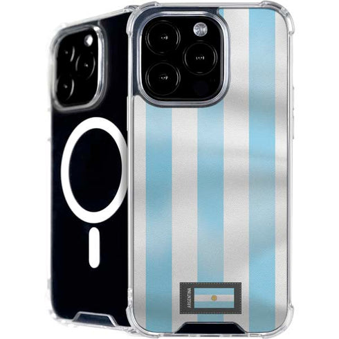 Argentina Soccer Flag iPhone 16 Pro Max MagSafe Case