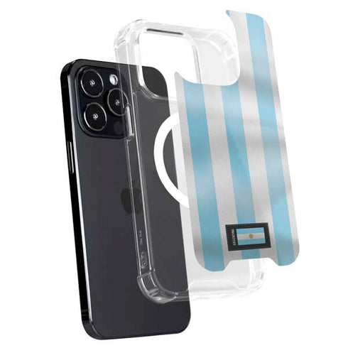 Argentina Soccer Flag iPhone 16 Pro Max MagSafe Case
