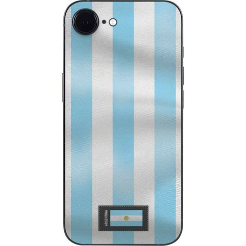 Argentina Soccer Flag iPhone 16e Skin
