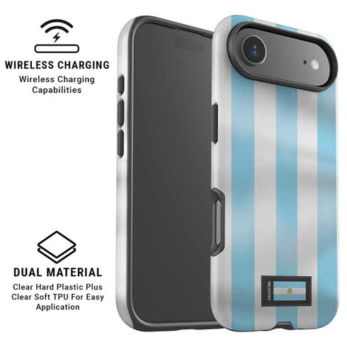 Argentina Soccer Flag iPhone 17 Air Magsafe Impact Case