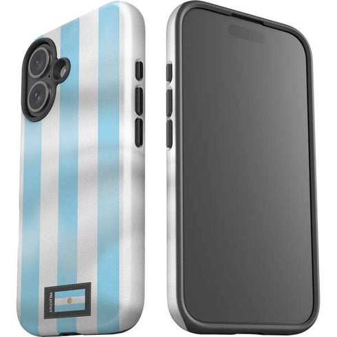 Argentina Soccer Flag iPhone 17 Impact Case