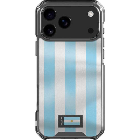 Argentina Soccer Flag iPhone 17 Pro Max Clear Case