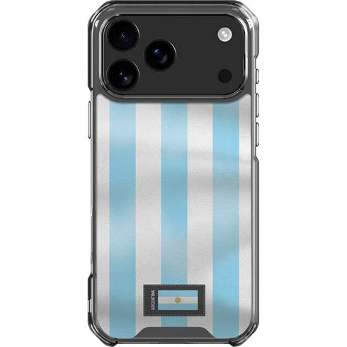 Argentina Soccer Flag iPhone 18 Pro Max Clear Case