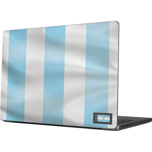 Argentina Soccer Flag Apple MacBook Pro 14-inch Skin