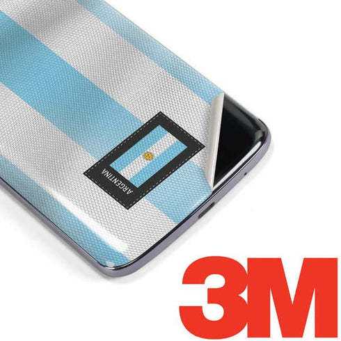Argentina Soccer Flag Moto E5 Plus Skin