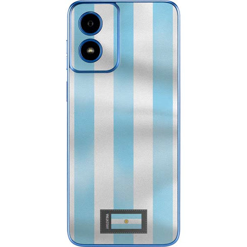 Argentina Soccer Flag Moto G Play 4G (2024) Skin