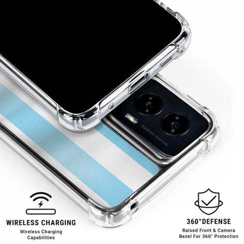 Argentina Soccer Flag Moto G Power 5G (2024) Clear Case