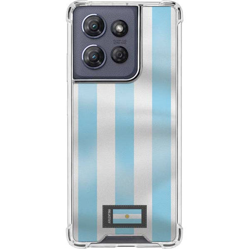 Argentina Soccer Flag Moto G Stylus 5G (2025) Clear Case