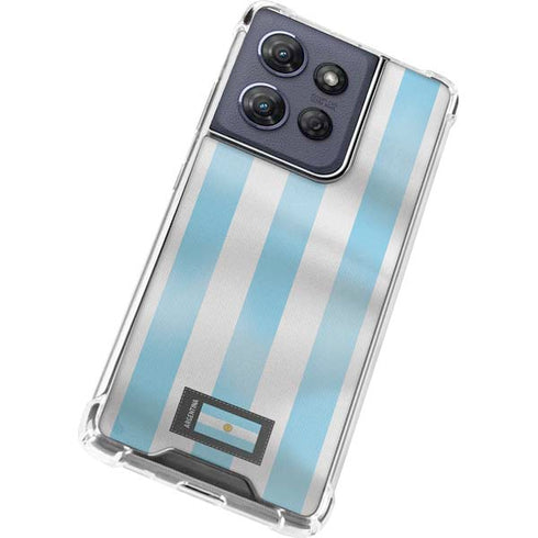 Argentina Soccer Flag Moto G Stylus 5G (2025) Clear Case
