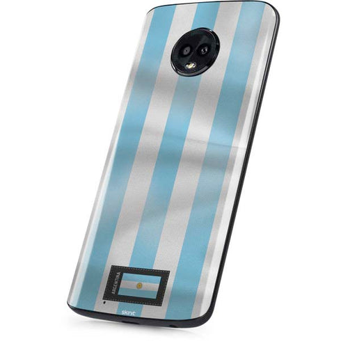 Argentina Soccer Flag Moto G6 Skin
