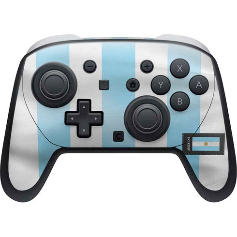 Argentina Soccer Flag Nintendo Switch 2 (2025) Pro Controller Skin