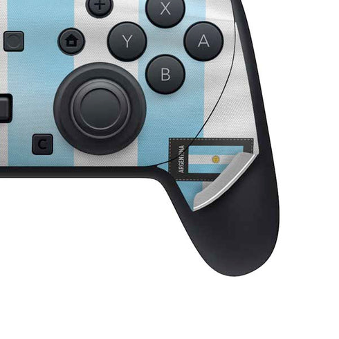 Argentina Soccer Flag Nintendo Switch 2 (2025) Pro Controller Skin