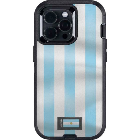 Argentina Soccer Flag Otterbox Defender iPhone Skin