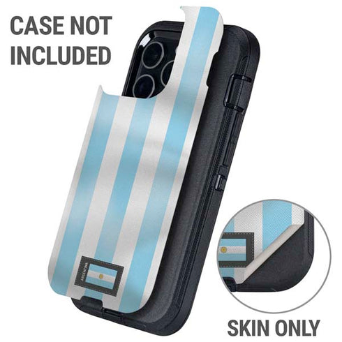 Argentina Soccer Flag Otterbox Defender iPhone Skin