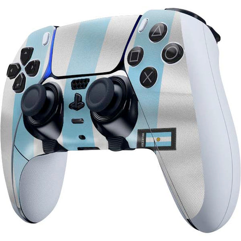 Argentina Soccer Flag PS5 DualSense Edge Pro Controller Skin