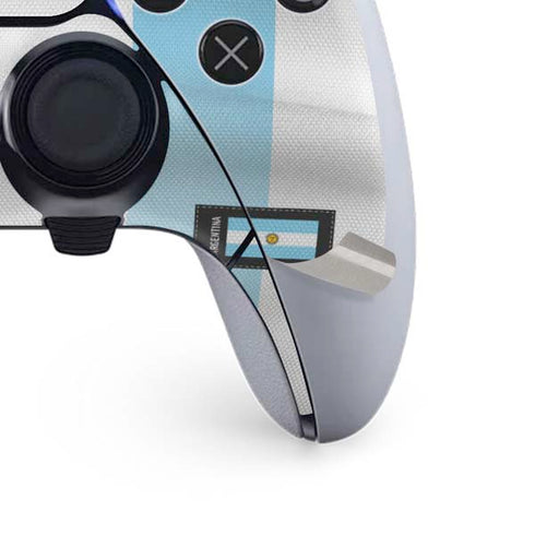 Argentina Soccer Flag PS5 DualSense Edge Pro Controller Skin