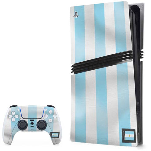 Argentina Soccer Flag PS5 Pro Bundle Skin