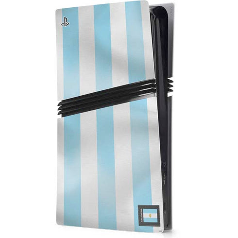 Argentina Soccer Flag PS5 Pro Console Skin