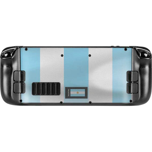 Argentina Soccer Flag Steam Deck Handheld Gaming Computer OLED Skin