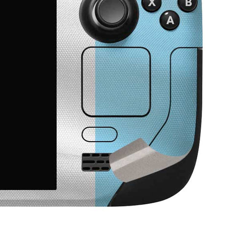 Argentina Soccer Flag Steam Deck Handheld Gaming Computer OLED Skin