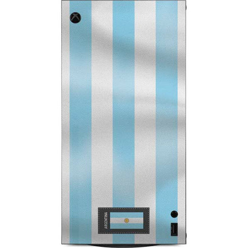 Argentina Soccer Flag XBox Series X Digital Edition Console Skin