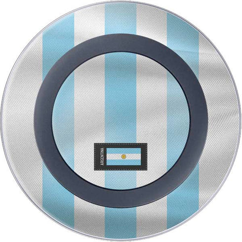 Argentina Soccer Flag Wireless Charger Skin
