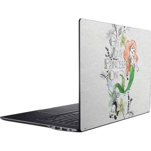 Disney The Little Mermaid Ariel and Flounder Art Ativ Book 9 (15.6in 2014) Skin