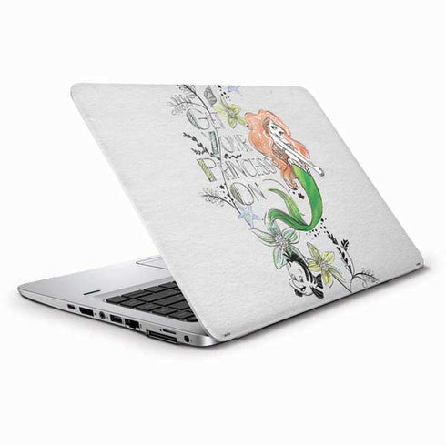 Disney The Little Mermaid Ariel and Flounder Art HP Elitebook Skin