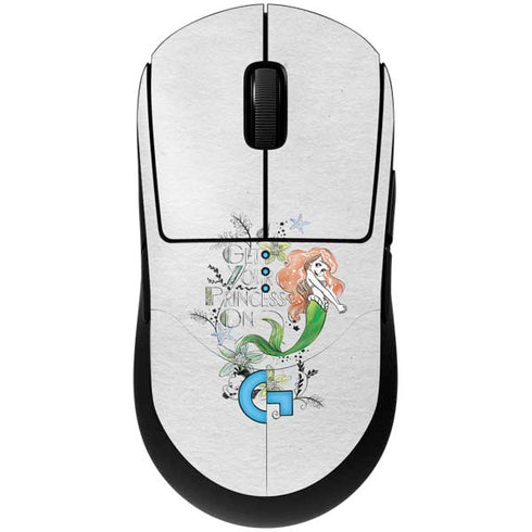 Disney The Little Mermaid Ariel and Flounder Art G Pro Wireless Gaming Mouse Skin