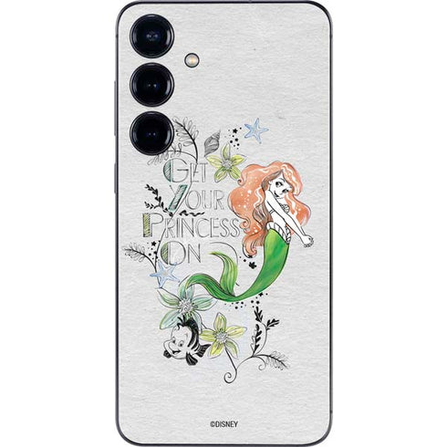 Disney The Little Mermaid Ariel and Flounder Art Galaxy A16 5G Skin