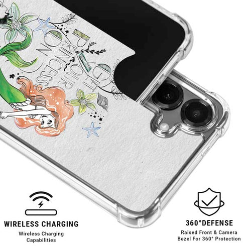 Disney The Little Mermaid Ariel and Flounder Art Galaxy S26 Clear Case
