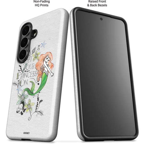 Disney The Little Mermaid Ariel and Flounder Art Galaxy S26 Impact Case