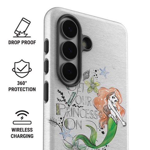 Disney The Little Mermaid Ariel and Flounder Art Galaxy S26 Plus Impact Case