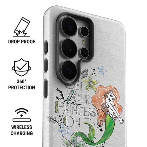 Disney The Little Mermaid Ariel and Flounder Art Galaxy S26 Ultra Impact Case
